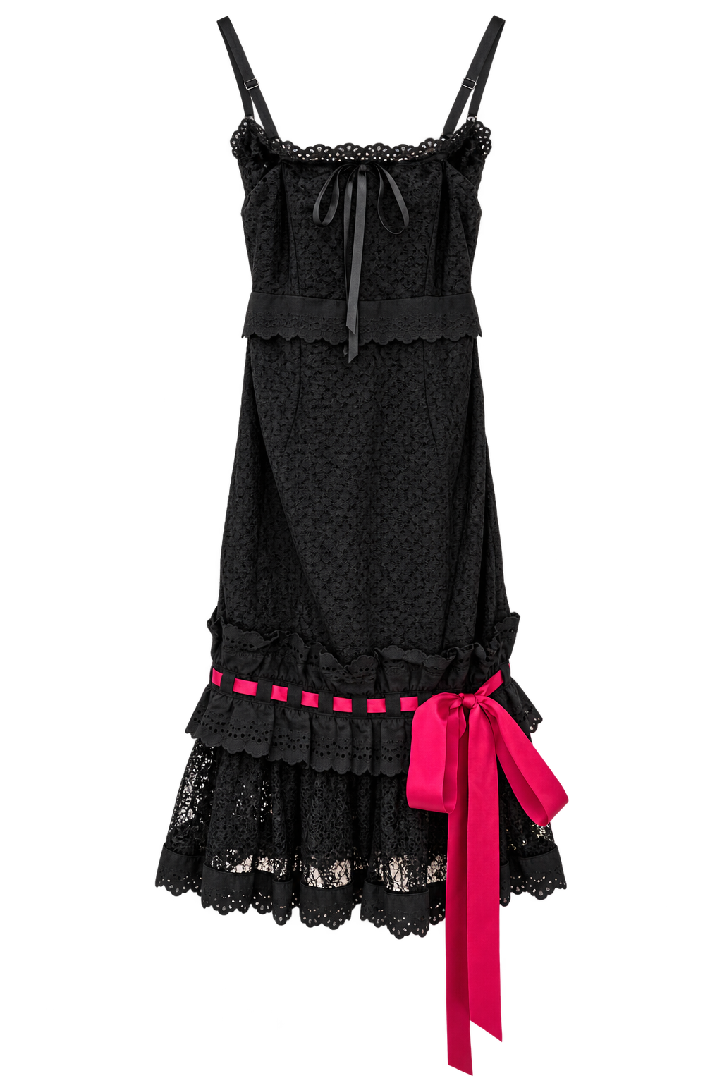 DOLCE & GABBANA Spring 2006 Runway black lace dress