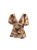 MISSONI Fall/Winter 2005 Runway printed silk blouse
